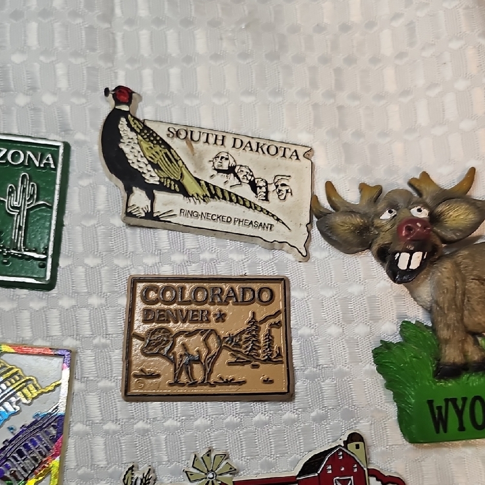 Colorful State Souvenir Magnets Set - Picture 5 of 7